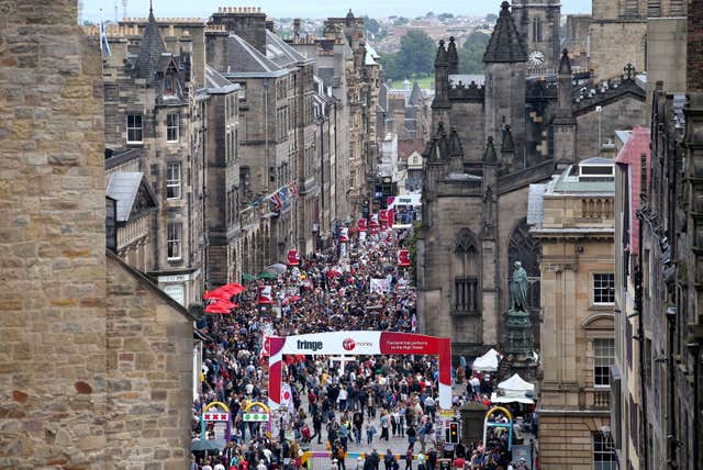 Edinburgh festival stock