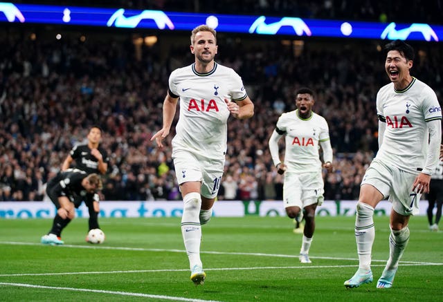 Tottenham Hotspur's Harry Kane