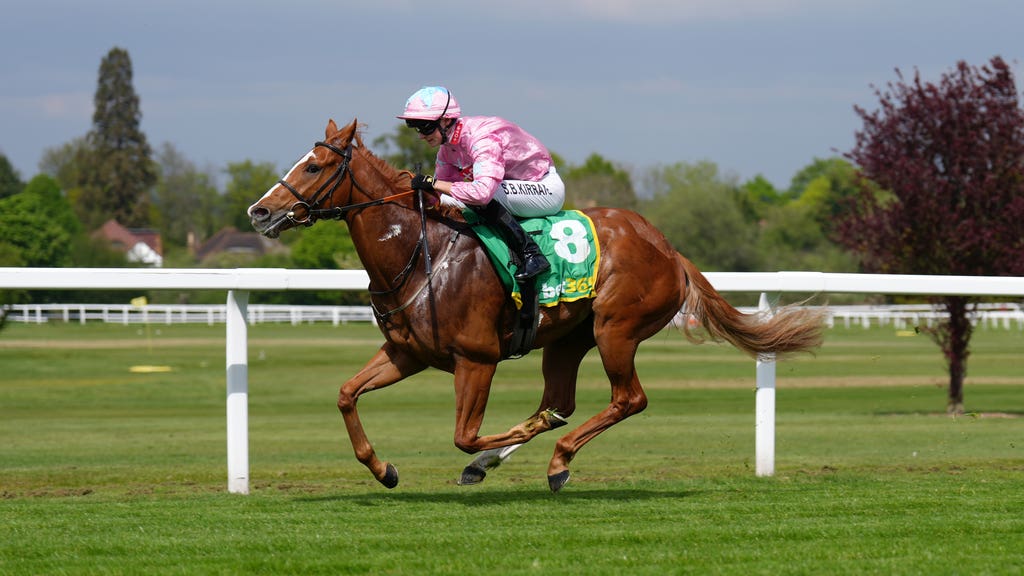 Live In The Dream, here winning at Sandown, runs in the Palace House Stakes at Newmarket on Saturday