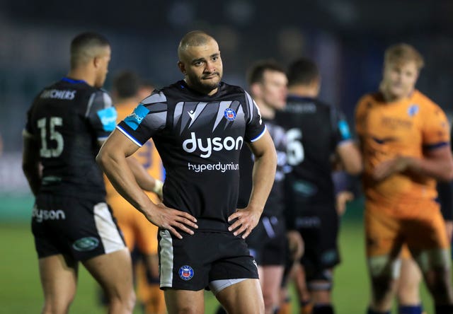 Bath's Jonathan Joseph looks dejected at the final whistle after their Heineken European Challenge Cup semi-final defeat by Montpellier