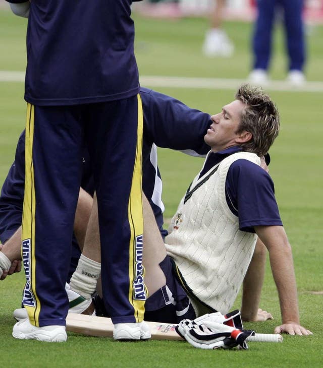 McGrath's tumble was crucial to a famous series.