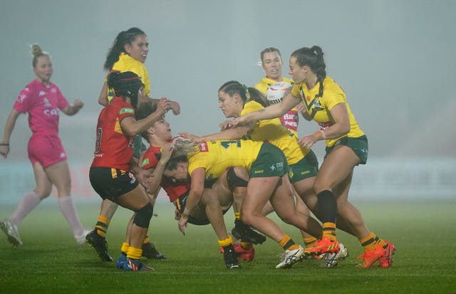 Australia v Papua New Guinea – Women’s Rugby League World Cup – Semi-Final – LNER Community Stadium