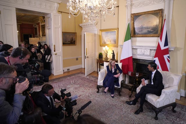 Italian Prime Minister visits UK
