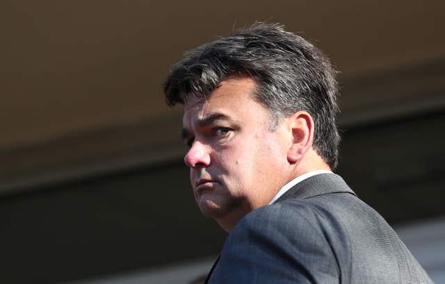 Dominic Chappell arrives at Hove Crown Court