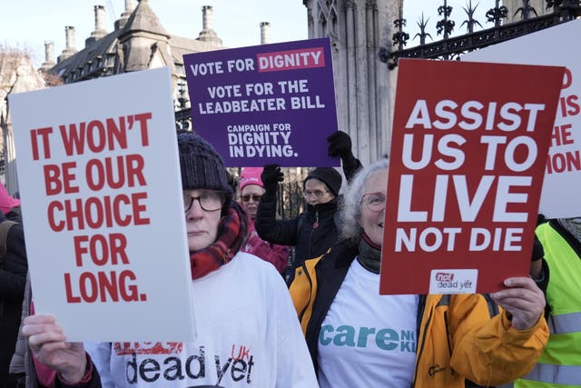 Assisted dying bill