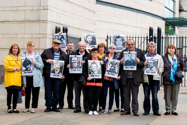 Families of those who died in the Ballymurphy Massacre