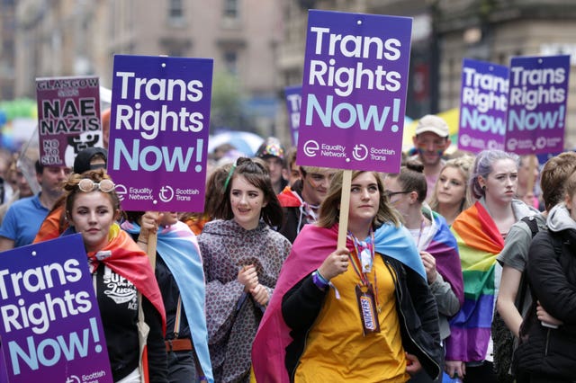 Trans rights campaigners