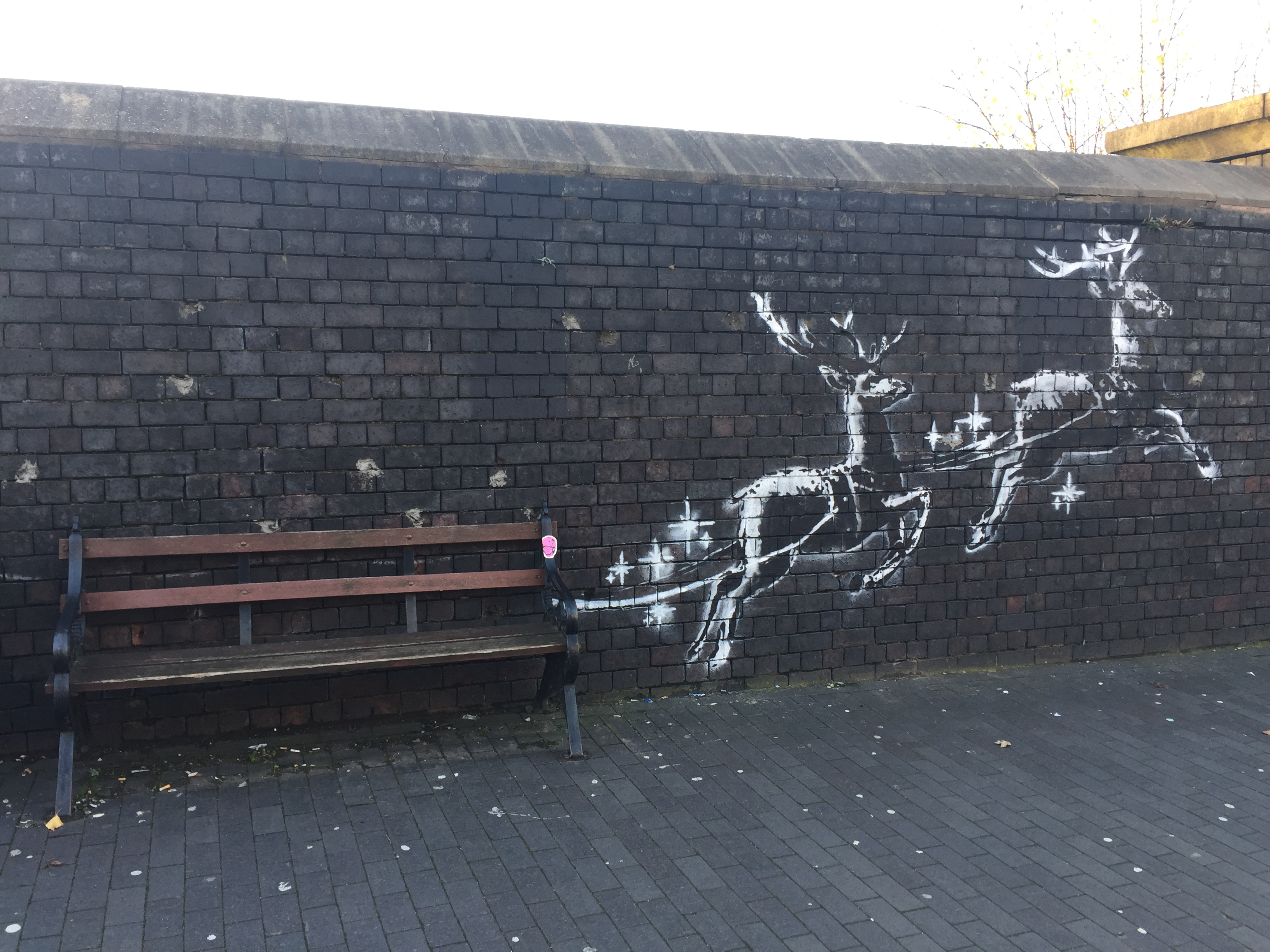 New Banksy Mural Features Homeless Man On Bench In Cumbria   2.48913033 