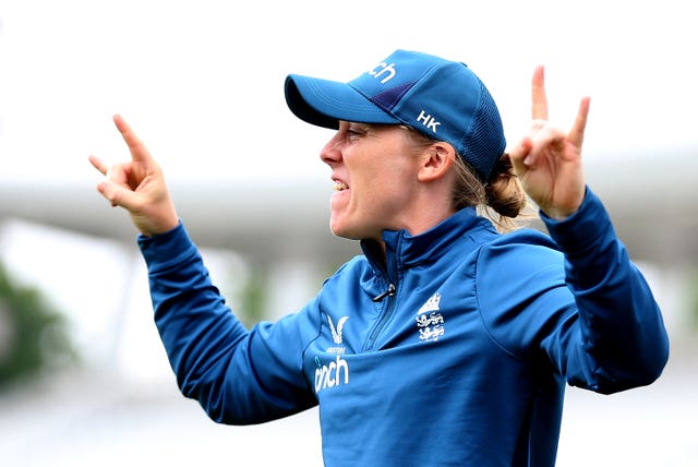 England women's captain Heather Knight will take the baton on for England this week.
