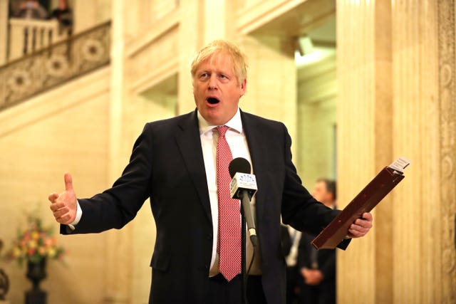 Boris Johnson visits Stormont