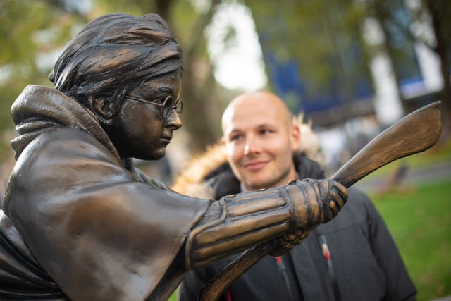 Harry Potter statue unveiling – London