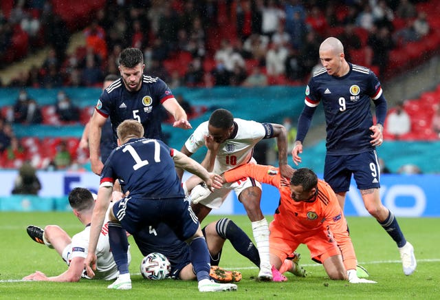 England could not make the breakthrough against a stubborn Scotland outfit at Wembley