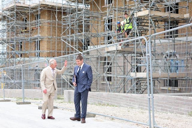 Royal visit to Poundbury