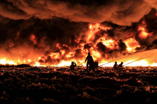 Birmingham recycling plant fire