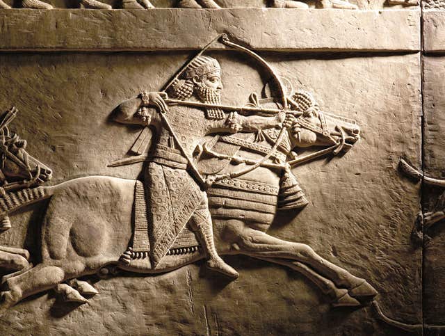 The museum recently announced an exhibition I Am Ashurbanipal, depicted on horseback on this relief (British Museum)