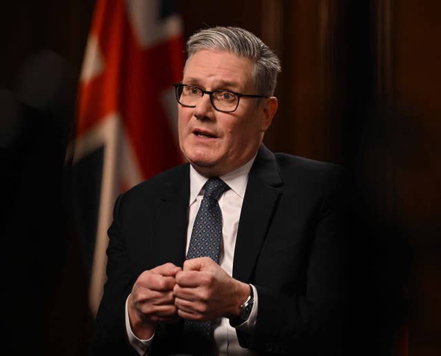 Sir Keir Starmer speaking