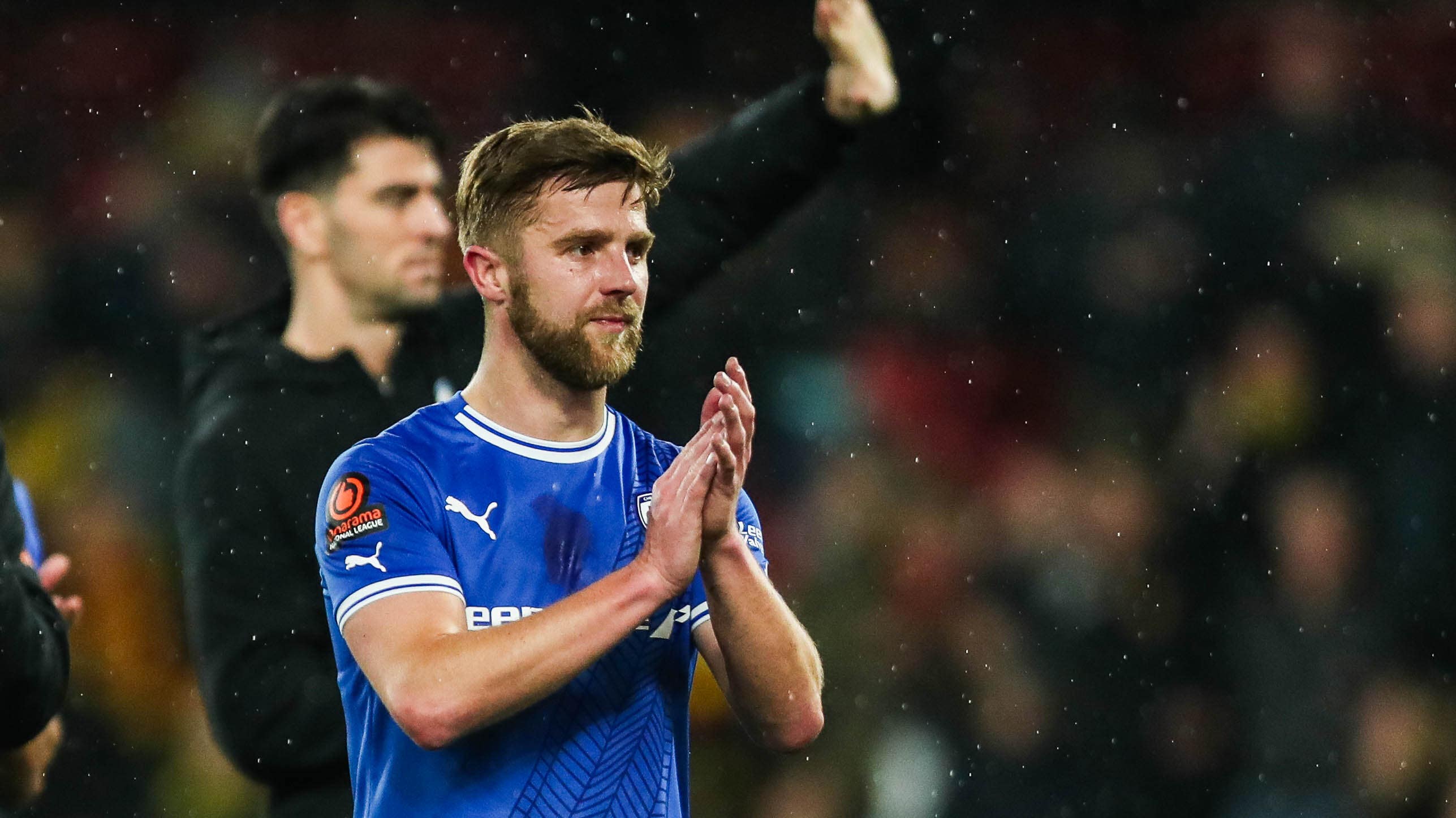 Will Grigg scored as Chesterfield went 23 points clear at the top of the Vanarama National League with a 2-0 win at Barnet (Rhianna Chadwick/PA)