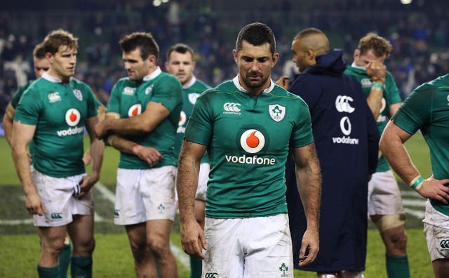 Ireland’s Rob Kearney after defeat to the All Blacks in 2016 