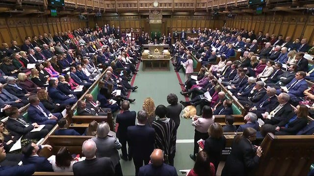 MPs in the House of Commons