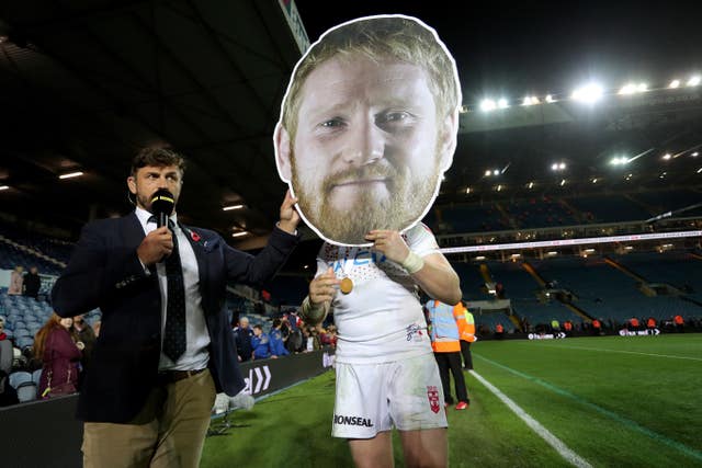 James Graham had some fun after the final whistle 