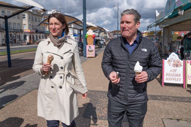 Labour leader Sir Keir Starmer and shadow chancellor Rachel Reeves 
