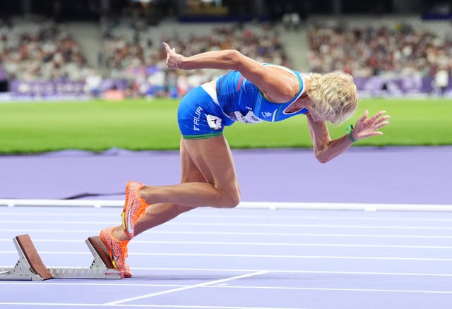 Petrillo during the women’s 400m T12 semi-final