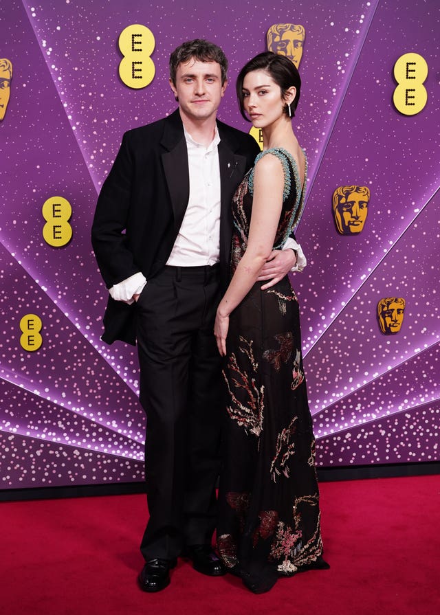 Paul Mescal and Gracie Abrams at the EE BAFTA Film Awards 2026 – London