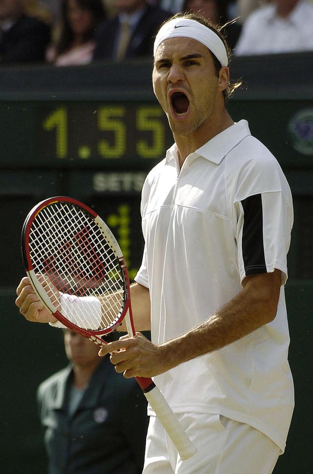 In 2004, Federer earned his second title at SW19 with victory over Andy Roddick 