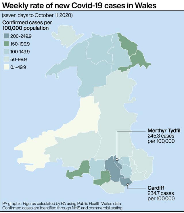 HEALTH Coronavirus Wales