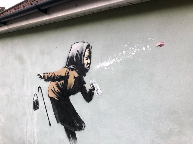Banksy work