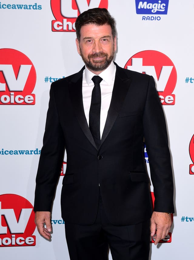 Nick Knowles on the red carpet