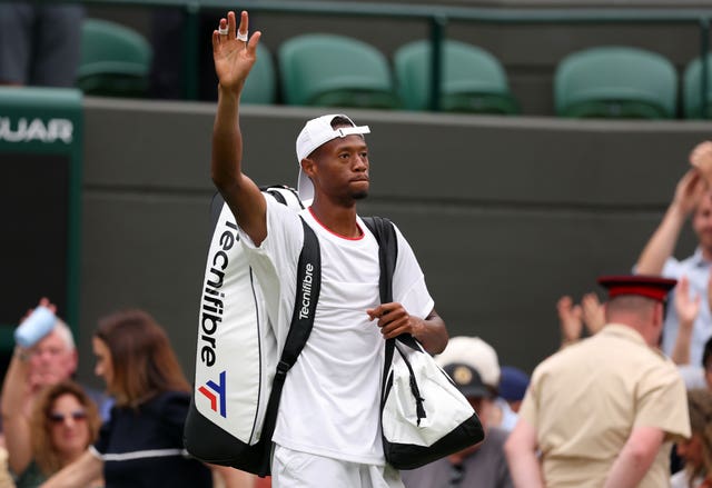 Chris Eubanks waved goodbye to Wimbledon as a firm favourite with spectators