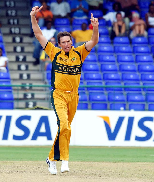 Glenn McGrath was the tournament's leading wicket taker