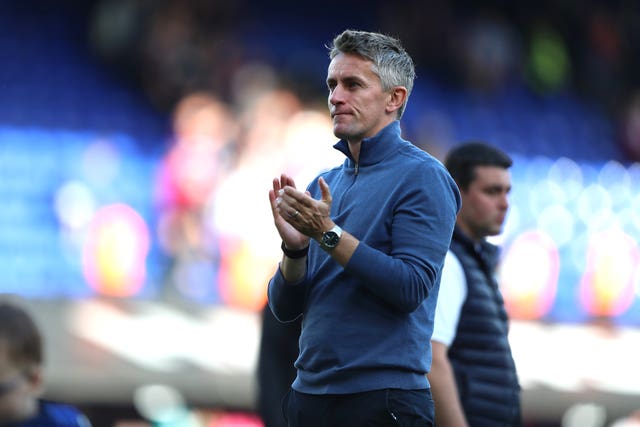 Ipswich boss Kieran McKenna applauds fans