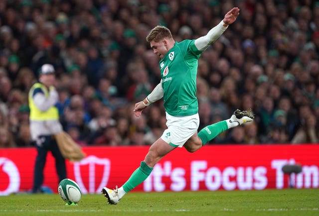 Jack Crowley made his first Test start against Australia last November