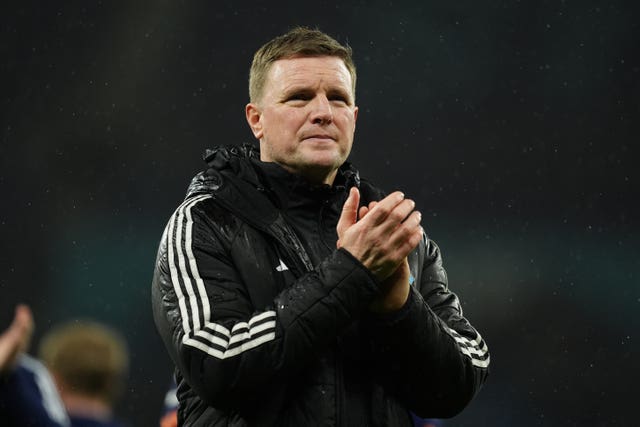 Newcastle manager Eddie Howe