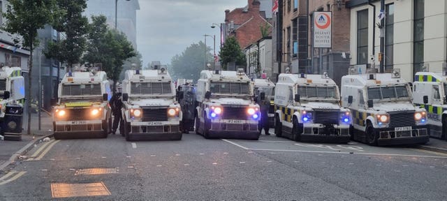 Anti-Islamic protest – Belfast