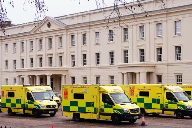 Ambulance workers are due to go on strike again on Monday (Victoria Jones/PA)