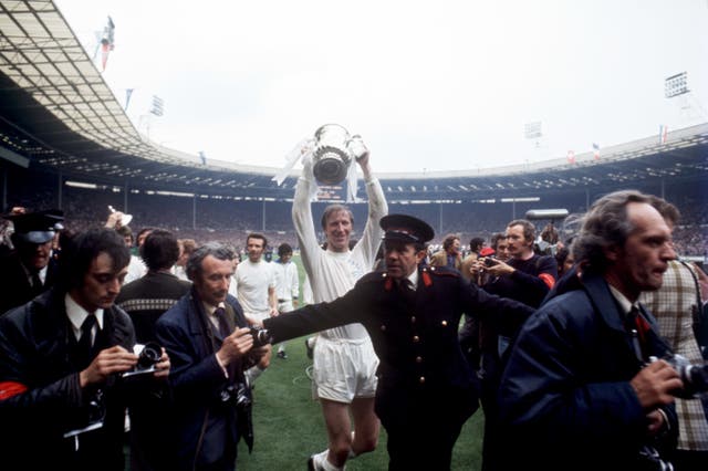 Jack Charlton won the FA Cup as a player with Leeds in 1972