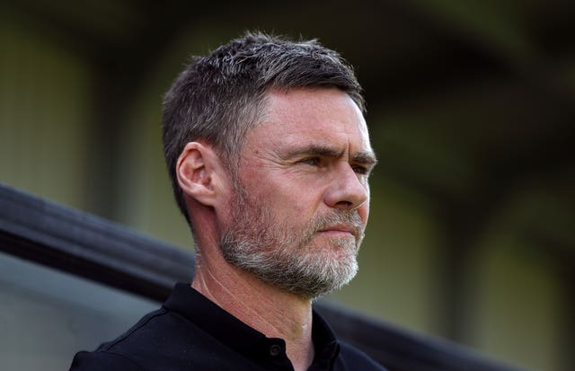 Graham Alexander's Salford take on Everton a Goodison Park (Martin Rickett/PA).