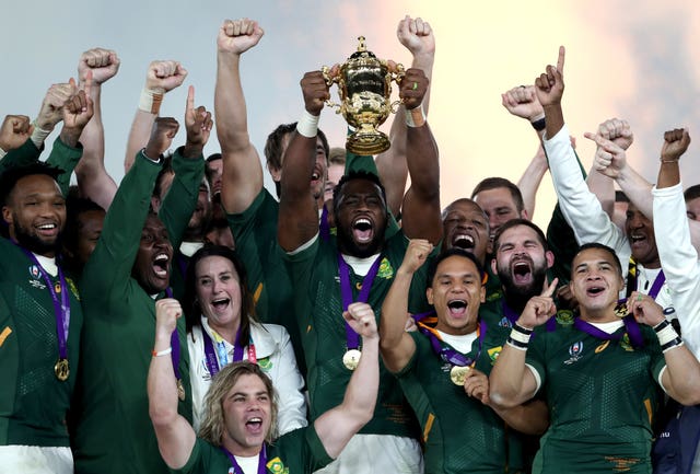 South Africa were crowned world champions in 2019