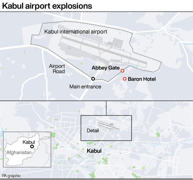 Kabul airport explosions