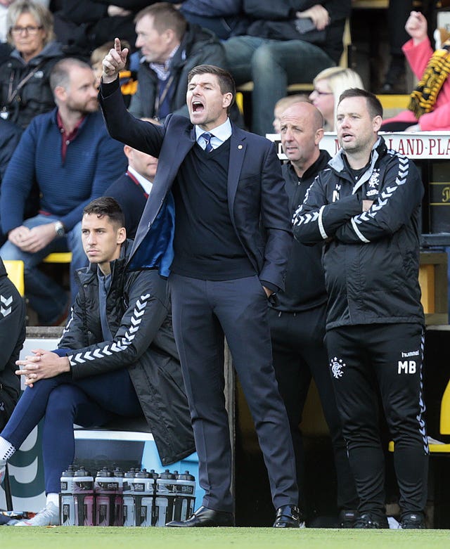 Rangers' manager Steven Gerrard couldn't turn things around against Livingston