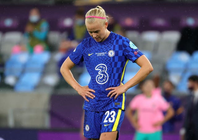 Pernille Harder was the only Chelsea player to have played in a previous final