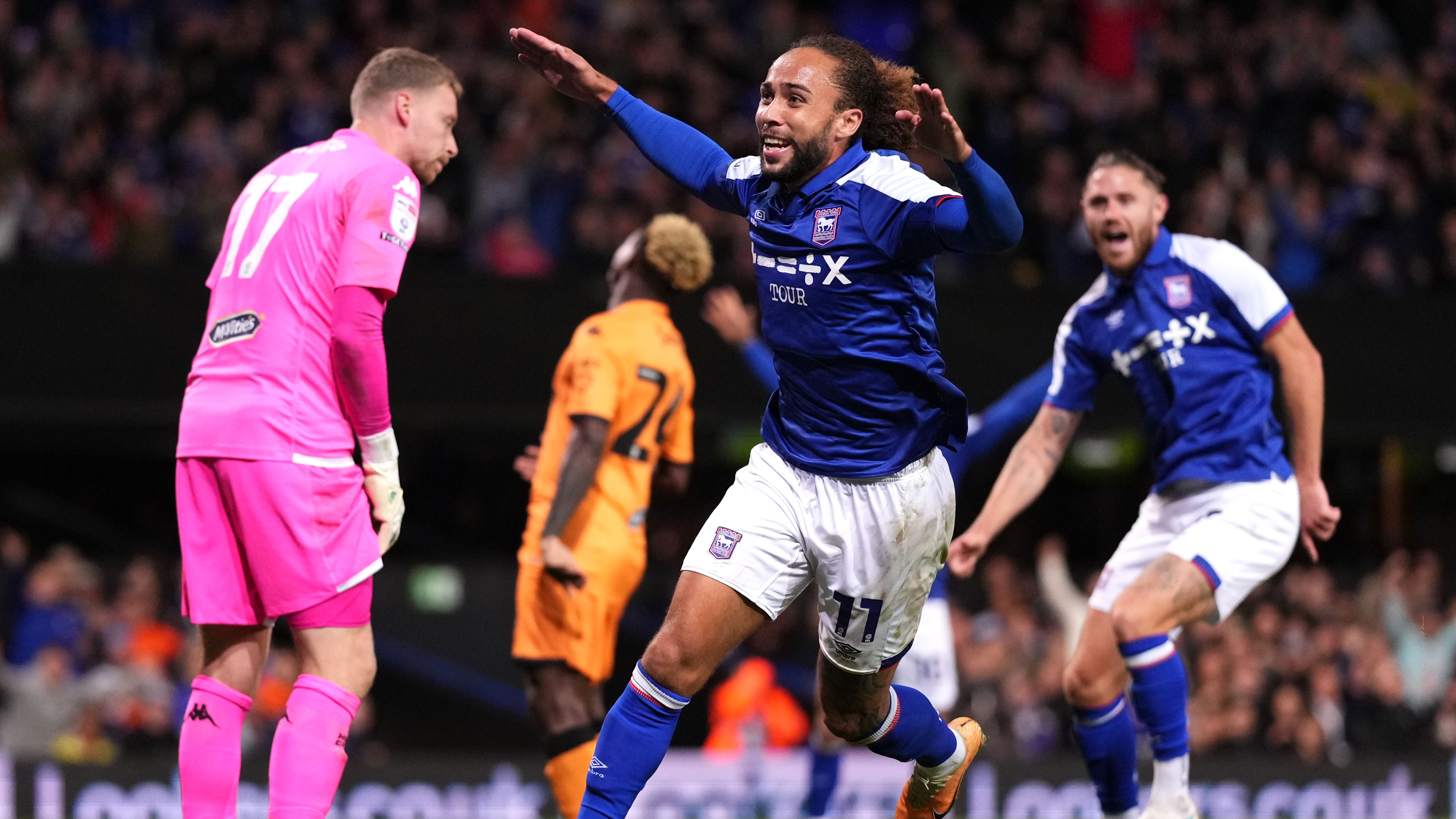 Ipswich move top of Championship with win over Hull LiveScore