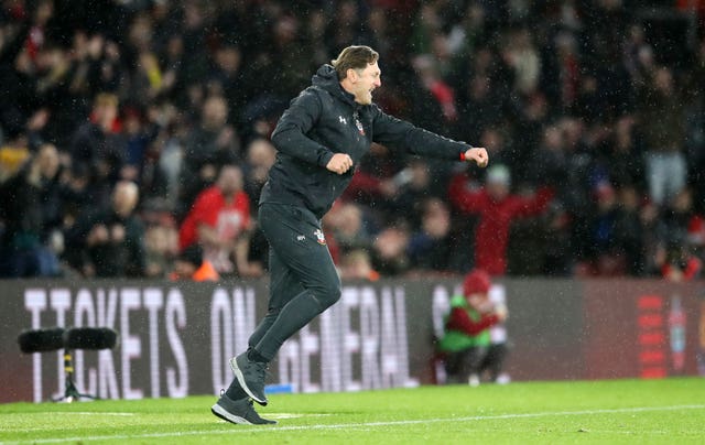 Ralph Hasenhuttl won his first home game in charge of Southampton