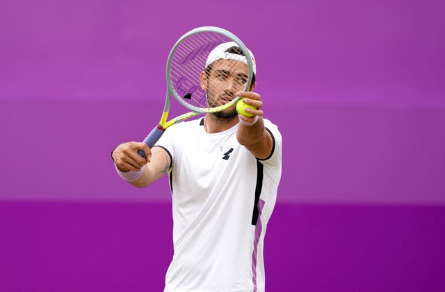 Berrettini's serve has been a huge weapon