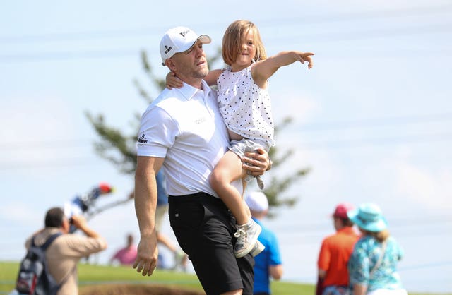 Mike Tindall with his daughter Mia