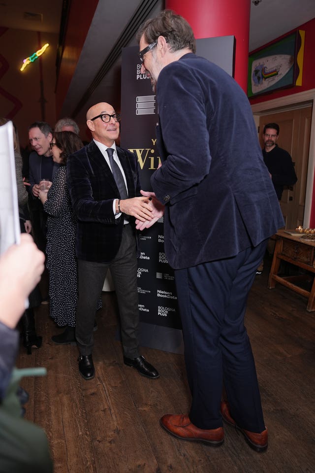 Stanley Tucci and Richard Osman