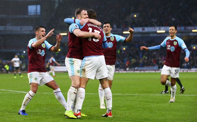 Burnley are up to 15th in the Premier League table